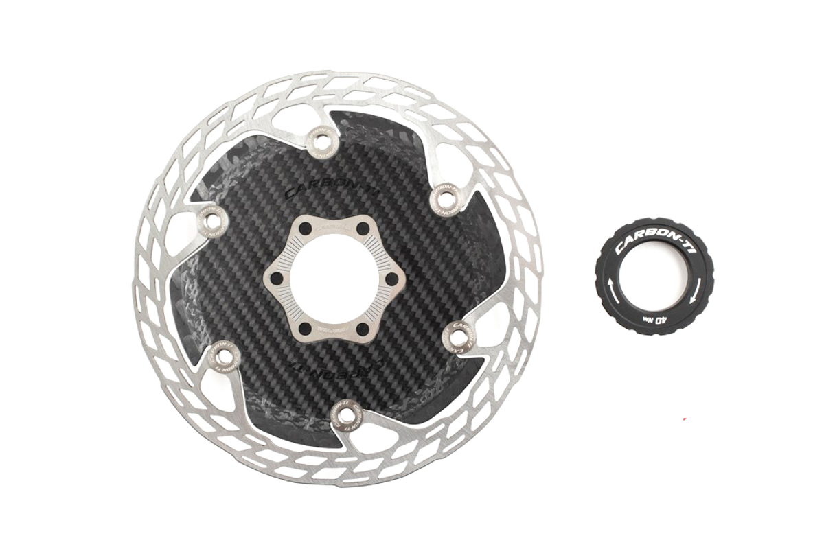 CARBON-TI X-ROTOR SteelCarbon 3 カーボンチ X ローター スチールカーボン3　140mm　6ボルト/センターロックアダプター無し　未使用/1枚 Carbon Disk Rotor Road Bike Superlight