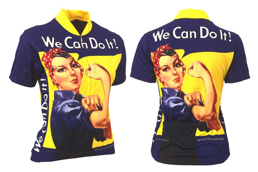 rosie the riveter cycling jersey