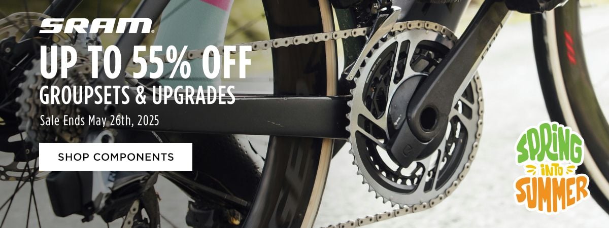 SRAM Up to 55% off Groupsets and Upgrades Shop Components