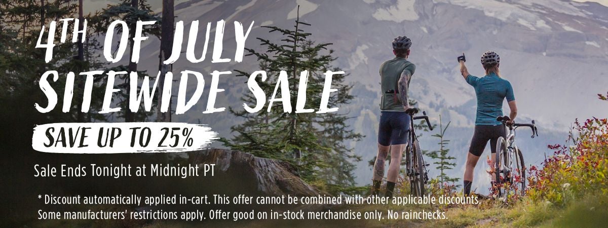 4th of July Sitewide Sale Save up to 25%