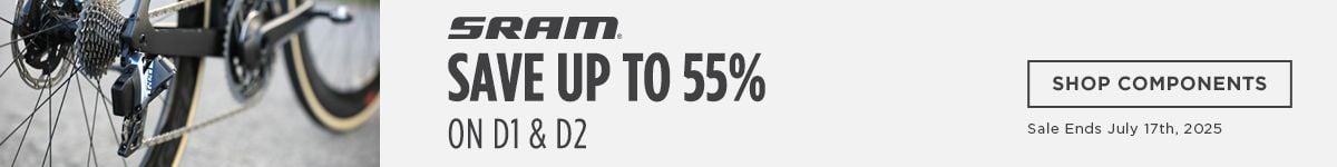 SRAM Save up to 55% on D1 and D2 Shop Components