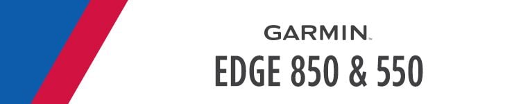 Garmin Edge 850 and 550 