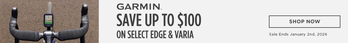 Garmin Save up to $100 on select Edge and Varia Shop Now