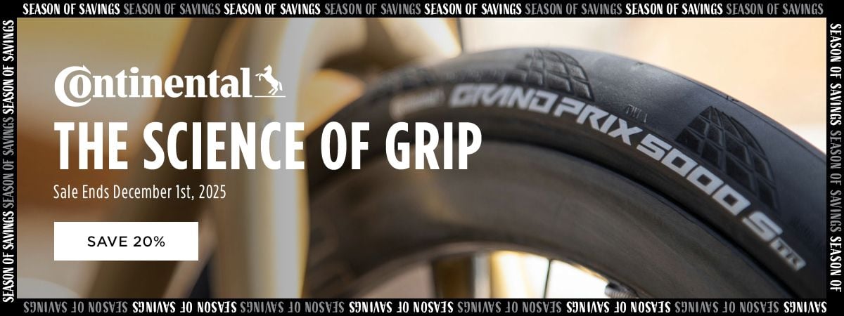 Continental The Science of Grip Save 20%