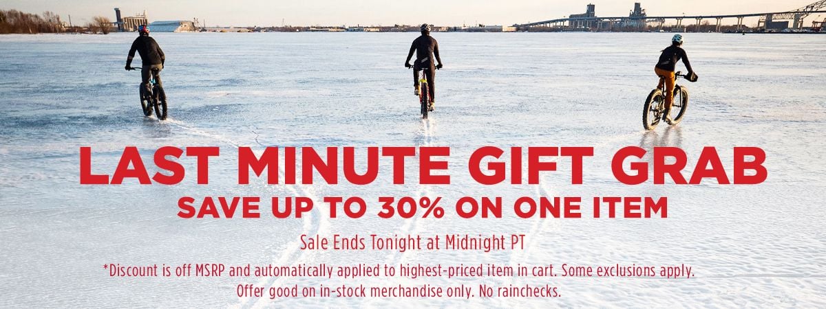 Last Minute Gift Grab Save up to 30% on One Item